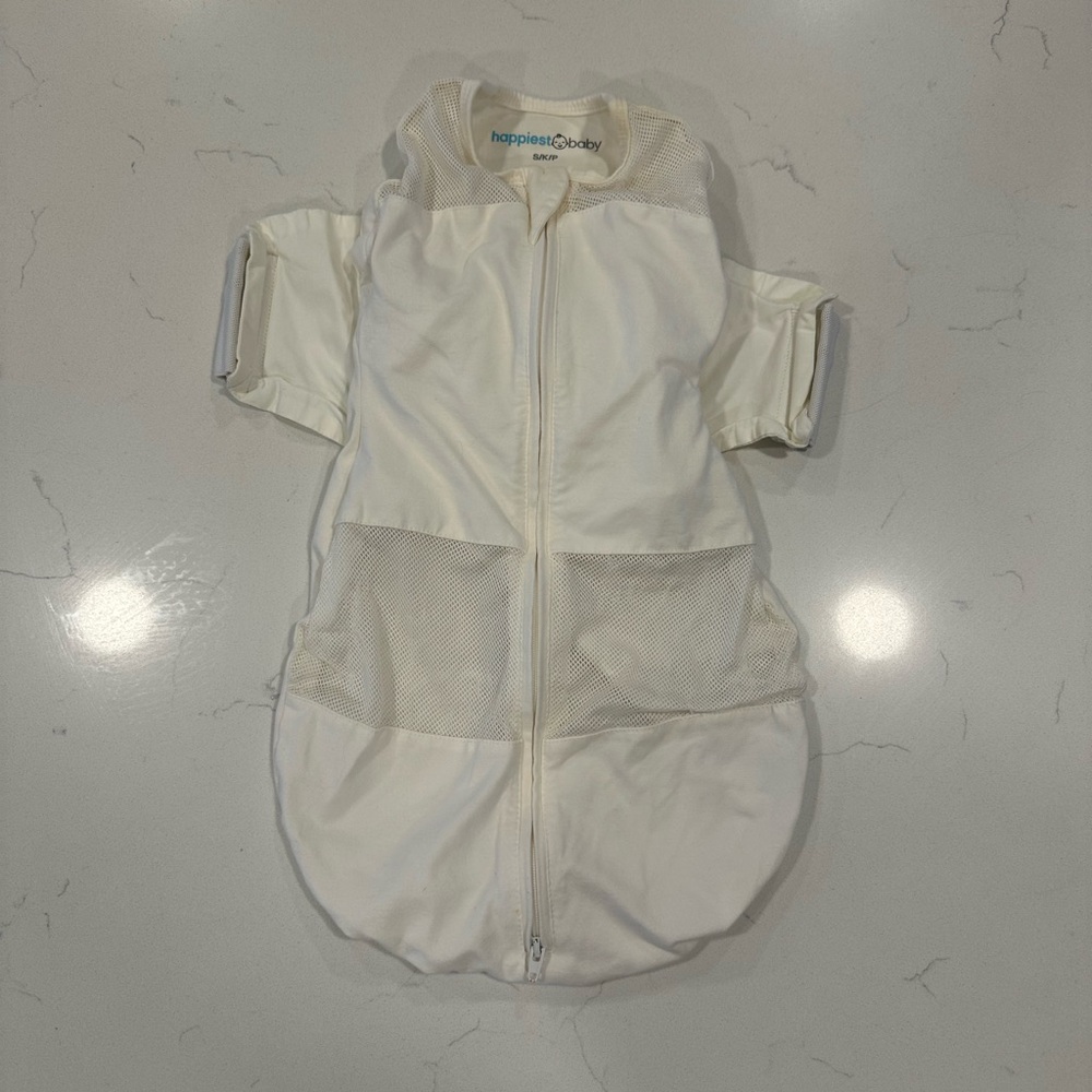 Small SNOO clip in swaddle/sleep sack